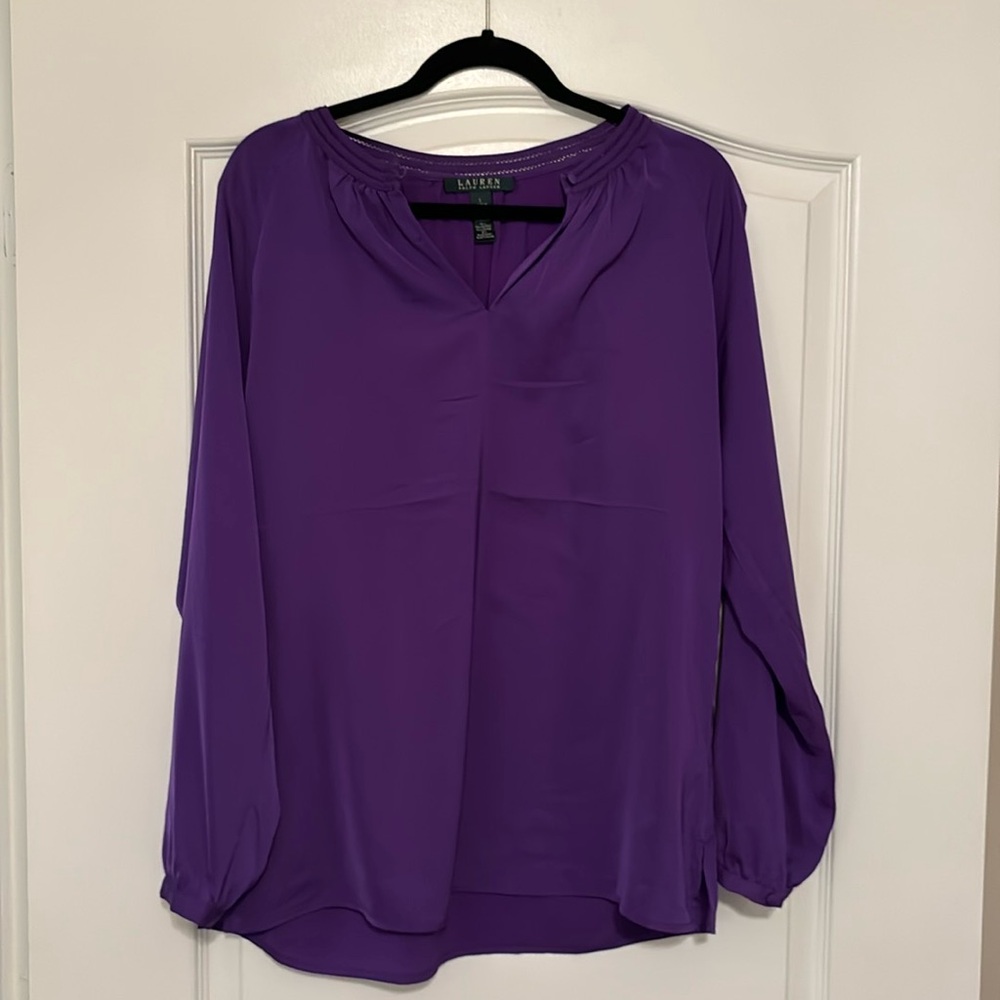 Ralph Lauren Purple Blouse